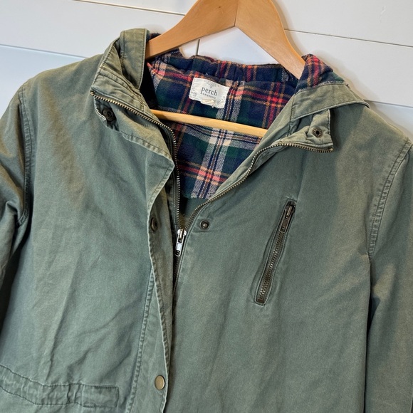 Blu Pepper Green Utility Zipper Jacket Size 1XL - Picture 2 of 7